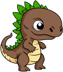 cartoon dinosaur illustration clip art