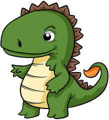 cartoon dinosaur illustration clip art