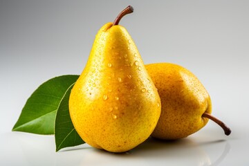 Pear isolated on white background.