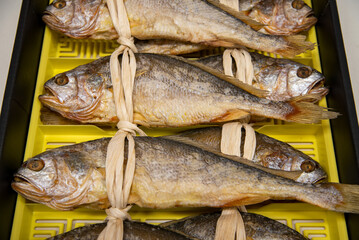 Korea fish food dried yellow corvina