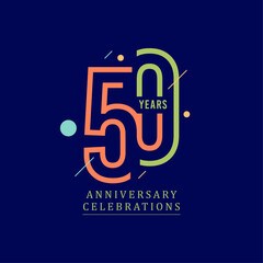 anniversary celebrations Logo Colletions Template - obrazy, fototapety, plakaty