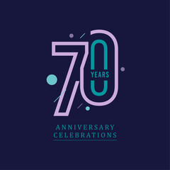 anniversary celebrations Logo Colletions Template