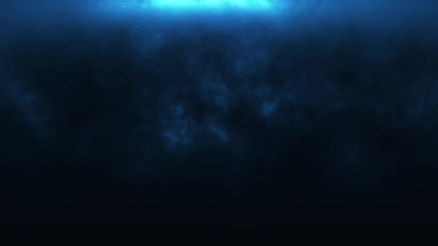 abstract blue clouds background animation, 4k seamless loop