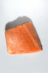 raw salmon fillet