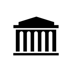 Fototapeta premium greek temple icon