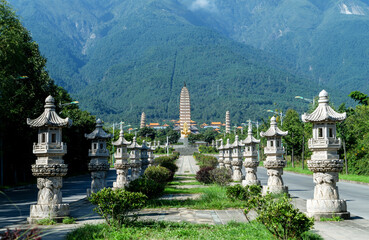 Cred rope temple (three pagodas) Dali Yunnan