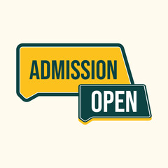 admission open now school education banner social media post template