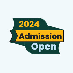 2024 admission open school education banner social media post template