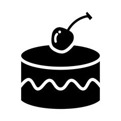 Chocolate cake icon
