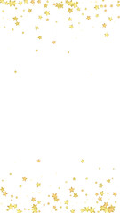 Magic stars vector overlay.  Gold stars scattered