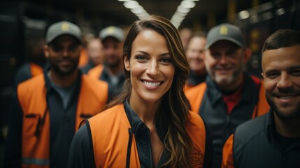 Obraz premium Logistics coordinator
