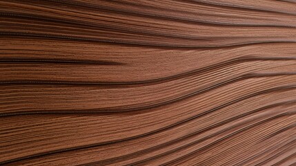 Abstract wooden background featuring a pattern of wavy lines, AI-generated.