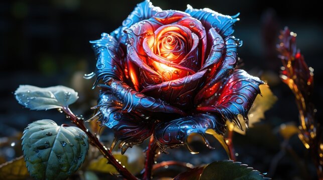 3d rose wallpaper deals