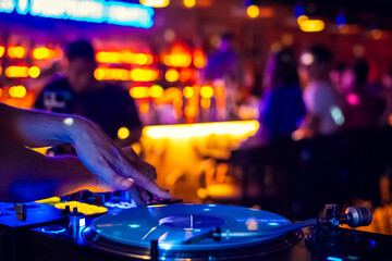 dj at the party