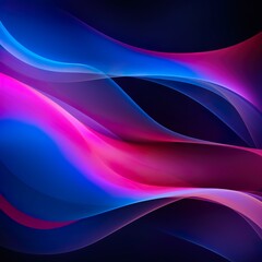 Dark blue violet purple magenta pink burgundy red abstract background. Banner. Color gradient, ombre. Wave, fluid. Bright light wavy line, spot. - Generative AI