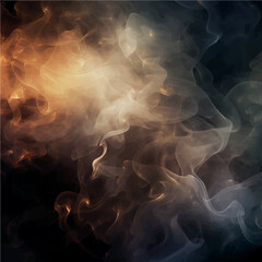Fototapeta premium colorful smoke background, some lights Illustration