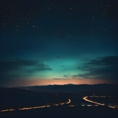 Sky night background nature night view Created Ai generated