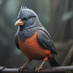 Kingfisher bird illustration 