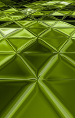 Fototapeta na wymiar lime green patterns on a black background