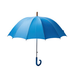 blue umbrella isolated on transparent background,transparency 