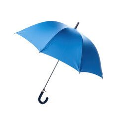 blue umbrella isolated on transparent background,transparency 