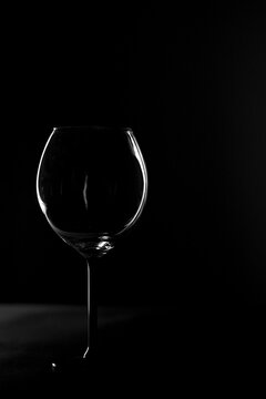 very dark picture of glass