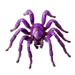 purple spider isolated on transparent background,transparency 