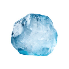 Rock ball ice isolated on transparent background,transparency 