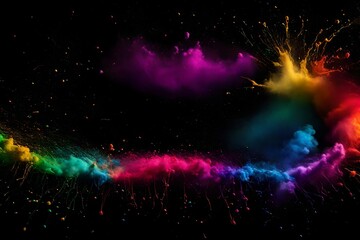 background with colorful colors space
