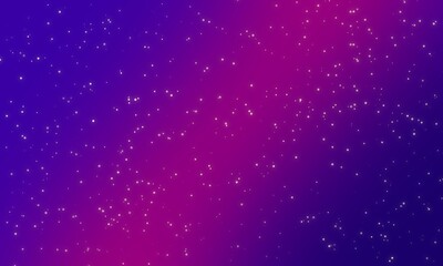 stars on blue and purple blur gradient 