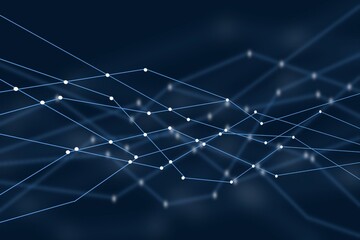 Geometric graphic connection background and lines dots Illustration.