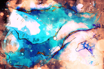 abstract watercolor painted background