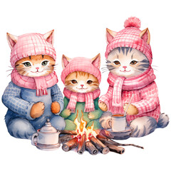 Fototapeta premium cat and mouse