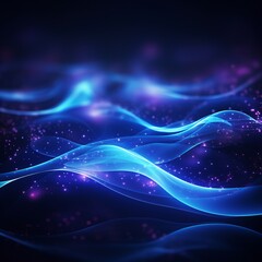 electric waves on black background background.