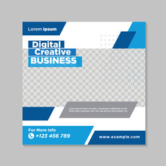 Corporate social media banner template	
