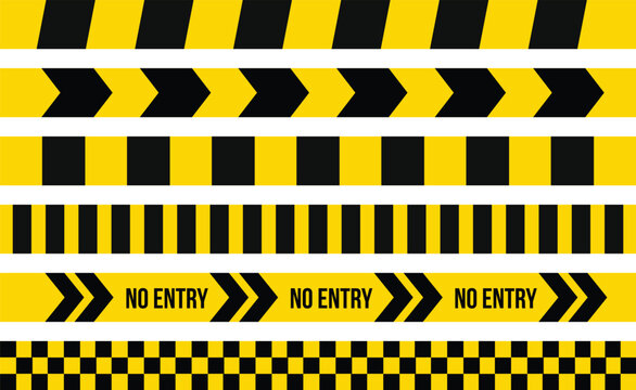 Under construction background with warning stripes. No entry stripes. Yellow construction area bar