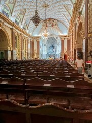 Interior igreja Nossa Senhora de Lourdes - Vila Isabel - Rio de Janeiro - 10/2023
