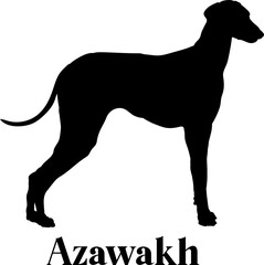 Azawakh Dog silhouette breeds dog breeds dog monogram logo dog face vector
SVG PNG EPS