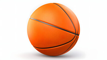 basketball ball isolated on white background