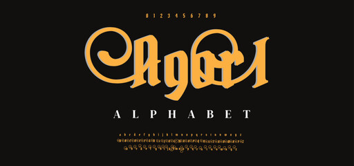 Modern minimal abstract alphabet fonts. Typography technology, electronic, movie, digital, music, future, logo creative font. vector illustration.