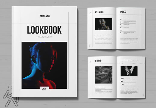 Lookbook Template Design