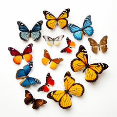 butterfly on a white background