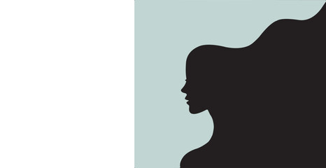 silhouette of a person with a flower