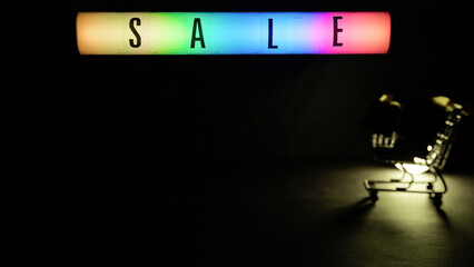 Sale Rainbow Alert on Black