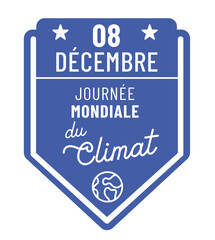 Journée mondiale du climat le 8 décembre