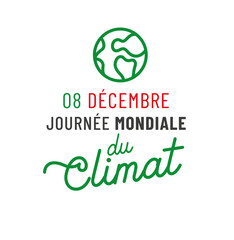 Journée mondiale du climat le 8 décembre