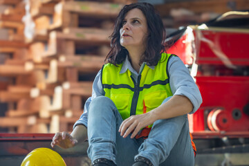 Factory worker feels burnout, low self-esteem due to prolonged stress, need for healthier work ways