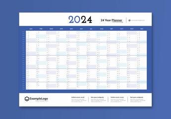Year Planner Layout