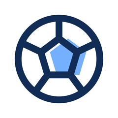 football filled line icon