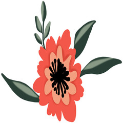 illustration of a flower